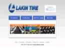 Website Snapshot of Lakin Tire West
